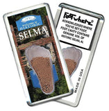 Selma, AL FootWhere® Souvenir Magnet. Made in USA-FootWhere® Souvenirs