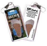 Selma FootWhere® Souvenir Zipper-Pulls. 6 Piece Set. Made in USA-FootWhere® Souvenirs