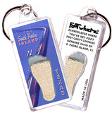 South Padre Island FootWhere® Souvenir Keychain. 72 pieces/6 assorted styles.