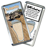Saint Augustine, FL FootWhere® Souvenir Magnet. Made in USA-FootWhere® Souvenirs