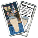 St. Croix, V.I. FootWhere® Souvenir Magnet. Made in USA-FootWhere® Souvenirs