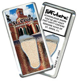 St. Croix, V.I. FootWhere® Souvenir Magnet. Made in USA-FootWhere® Souvenirs