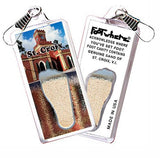 St. Croix, U.S.V.I. FootWhere® Souvenir Zipper-Pull. 72 pieces/6 assorted styles.-FootWhere® Souvenirs