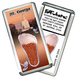 St. George FootWhere® Souvenir Fridge Magnets. 6 Piece Set. Made in USA - FootWhere® Souvenir Shop