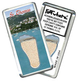 St. Thomas FootWhere® Souvenir Fridge Magnets. 6 Piece Set. Made in USA - FootWhere® Souvenir Shop