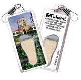 St. Thomas FootWhere® Souvenir Zipper-Pulls. 6 Piece Set. Made in USA - FootWhere® Souvenir Shop