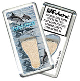 Tybee Island FootWhere® Souvenir Fridge Magnet. Made in USA - FootWhere® Souvenir Shop