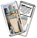 Tampa FootWhere® Souvenir Fridge Magnet. Made in USA-FootWhere® Souvenirs