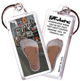 Toronto FootWhere® Souvenir Keychain. Made in USA-FootWhere® Souvenirs