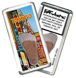 Toronto FootWhere® Souvenir Magnet. Made in USA-FootWhere® Souvenirs