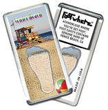 Venice Beach, CA FootWhere® Souvenir Fridge Magnet. Made in USA-FootWhere® Souvenirs
