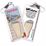 Virginia Beach FootWhere® Souvenir Zipper-Pull. 72 pieces/6 assorted styles.