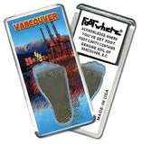 Vancouver, B.C. FootWhere® Souvenir Fridge Magnet. Made in USA-FootWhere® Souvenirs