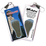 Vancouver FootWhere® Souvenir Zipper-Pull. Made in USA-FootWhere® Souvenirs