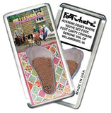 Williamsburg, VA FootWhere® Souvenir Magnet. Made in USA-FootWhere® Souvenirs
