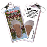 Williamsburg, VA FootWhere® Souvenir Zipper-Pull. 72 pieces/6 assorted styles.