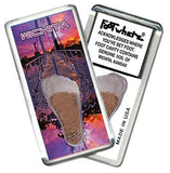 Wichita, KS FootWhere® Souvenir Fridge Magnet. Made in USA-FootWhere® Souvenirs