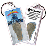 Wilmington, NC FootWhere® Souvenir Keychain. 72 pieces/6 assorted styles.