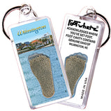 Wilmington, NC FootWhere® Souvenir Keychain. 72 pieces/6 assorted styles.