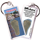 Wilmington, NC FootWhere® Souvenir Keychain. 72 pieces/6 assorted styles.