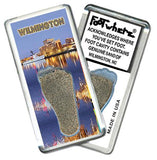 Wilmington, NC FootWhere® Souvenir Fridge Magnet. Made in USA-FootWhere® Souvenirs