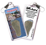 Wilmington FootWhere® Souvenir Zipper-Pulls. 6 Piece Set. Made in USA - FootWhere® Souvenir Shop