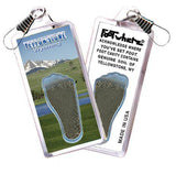 Yellowstone, WY FootWhere® Souvenir Zipper-Pull. Made in USA-FootWhere® Souvenirs